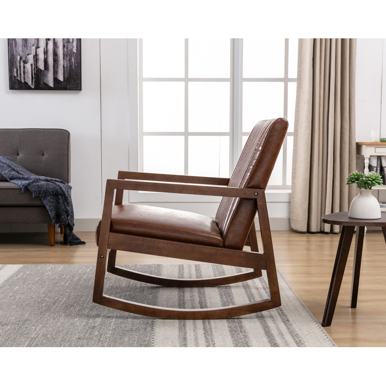 Upholstered rocking chairs discount for living room